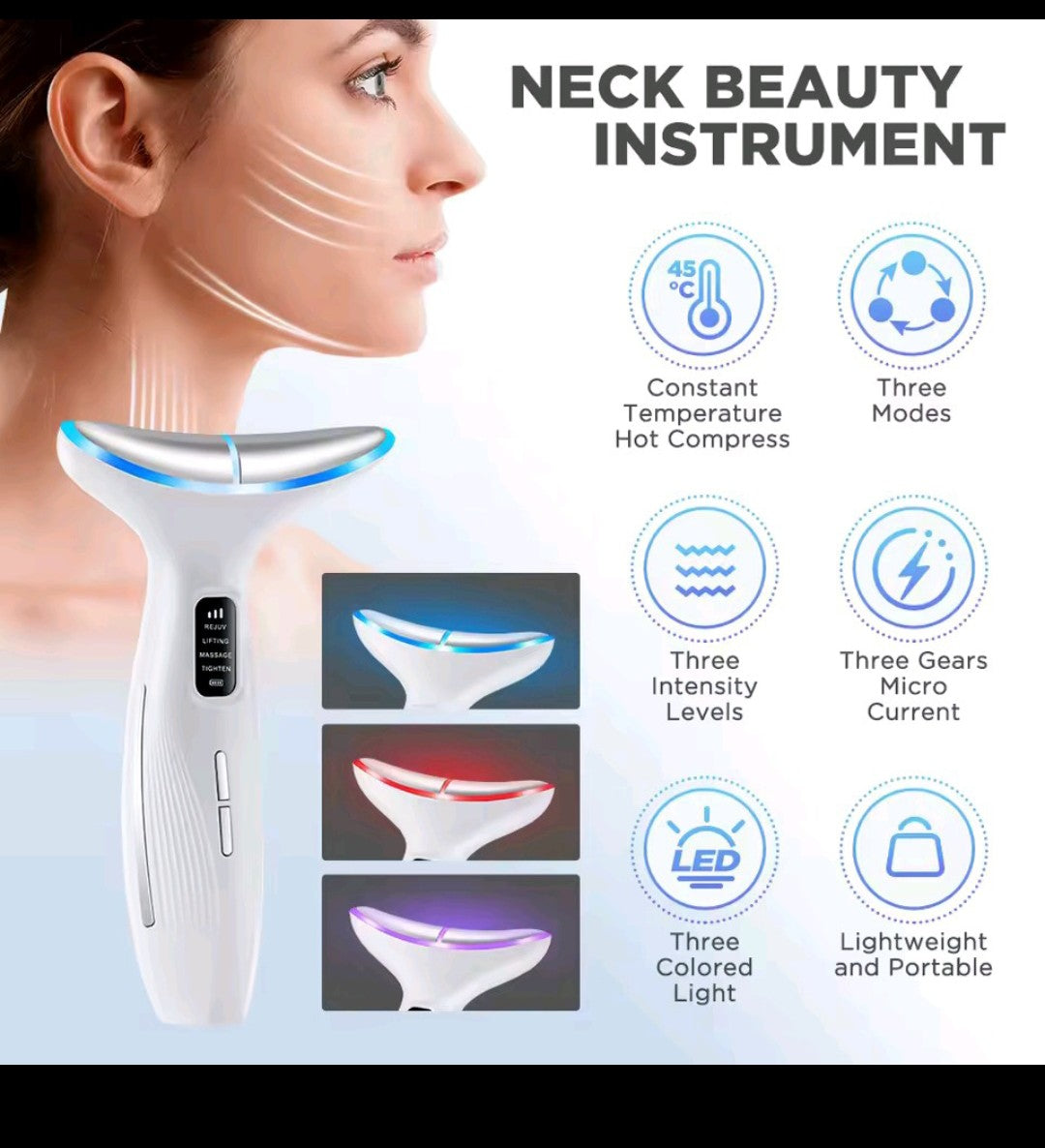 Masseur électrique visage